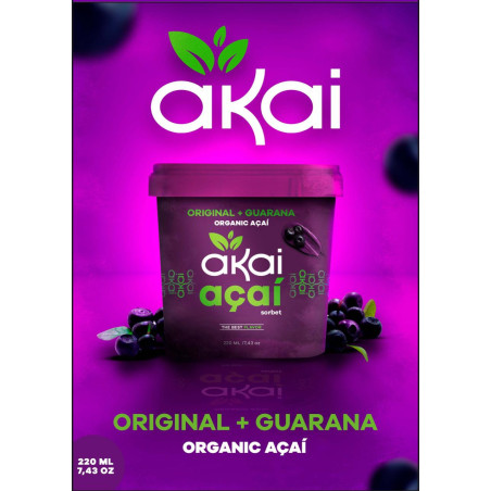 Sorbet de Acai+Guarana Organico 220 ml