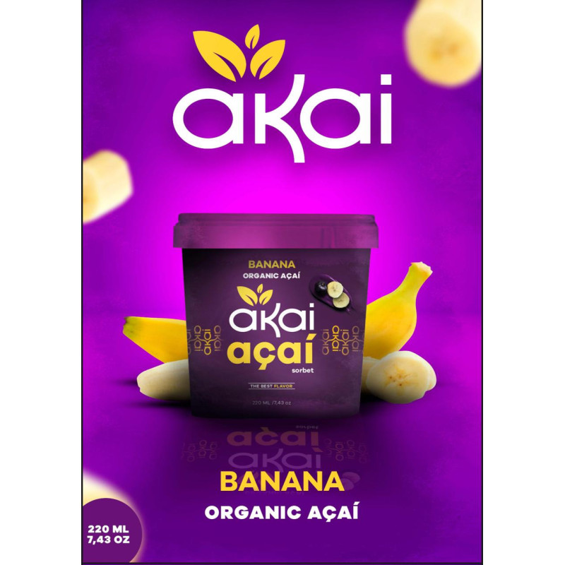 Sorbet de Acai+Banana Organico 220 ml