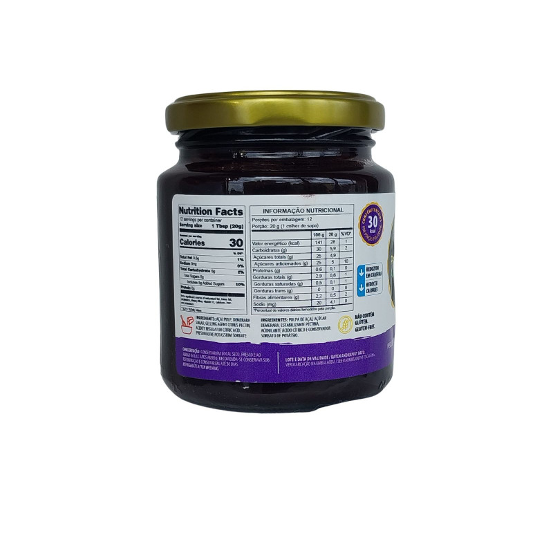 Geleia de Acai 240g